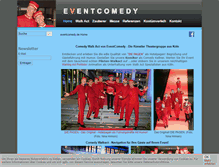 Tablet Screenshot of eventcomedy.de